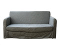 Sofás 2 plazas tapizados de tela 158x84x76 cm - Gris oscuro - Diseño compacto para salón y dormitorio